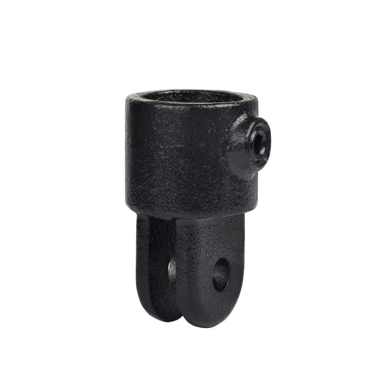 Buiskoppeling Huls t.b.v. scharnierstuk - zwart-D / 42,4 mm